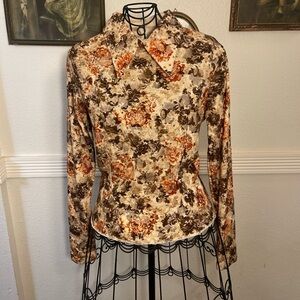 Floral Print Women's Top